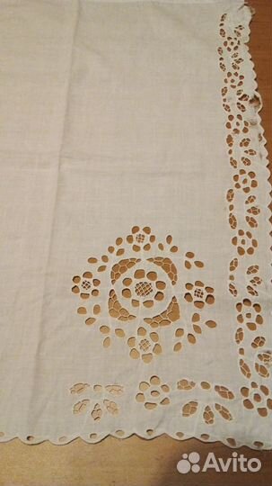 Винтажные кружевные, вышитые изделия 40-х годов