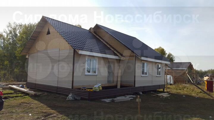 Дом 107 м² на участке 6 сот.