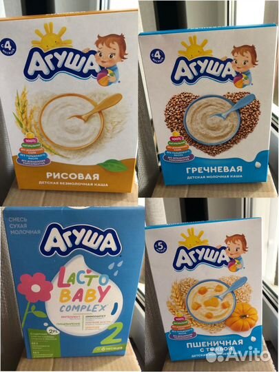 Детские каши Агуша