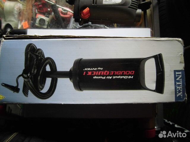 Новый насос для подкачки матраса intex