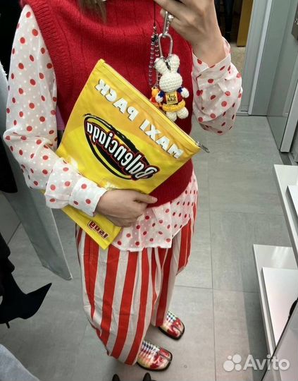 Сумка в виде пачки чипсов Balenciaga оригинал