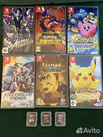 Картриджи nintendo switch