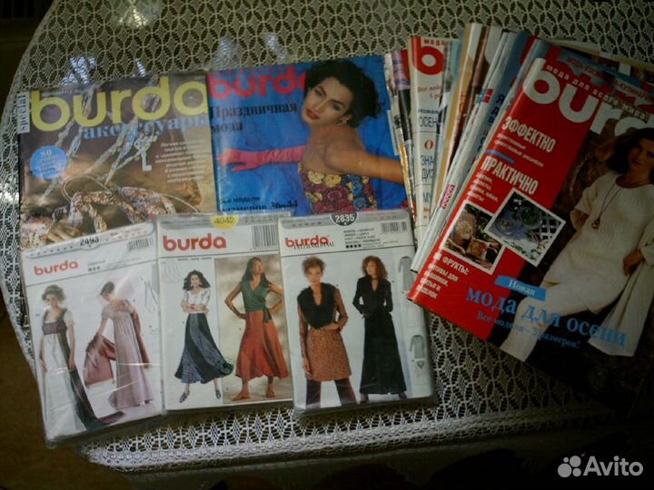 Журналы Бурда 1988 – 2010 и «Шитье из лоскутков»