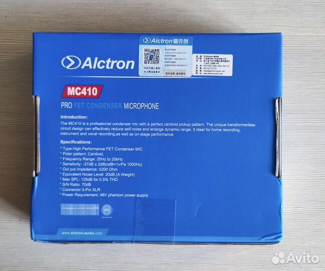 Студийный конденсаторный микрофон Alctron MC410