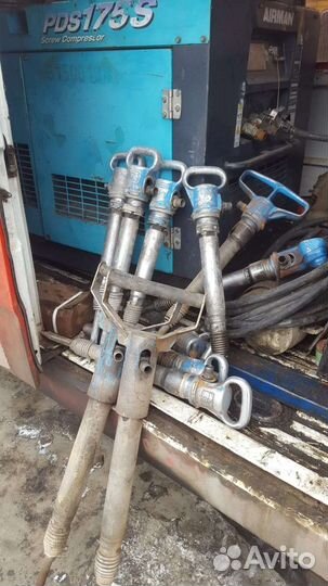 Аренда компрессора с отбойными молотками