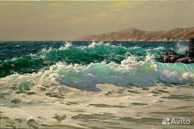 Картина маслом Дыхание моря