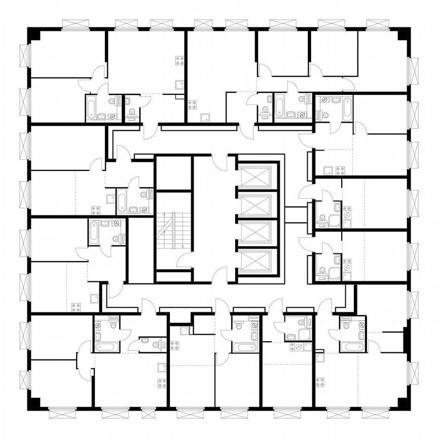Квартира-студия, 19,9 м², 29/33 эт.