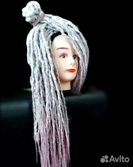 Дреды де фактурные серебро