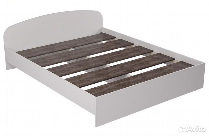 Кровать двухспальная с матрасом Хлоя