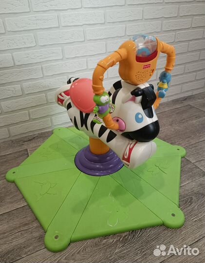 Игрушка Зебра качайся крутись