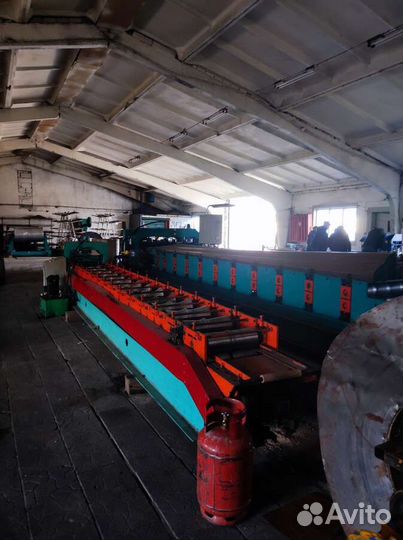 Линия блок-хаус с линией штрипсования