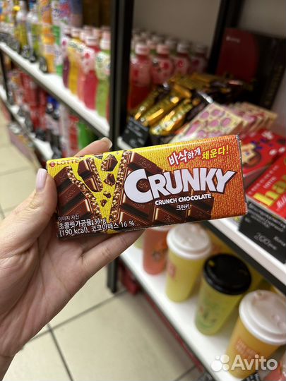 Плитка шоколада хрустящая Кранки