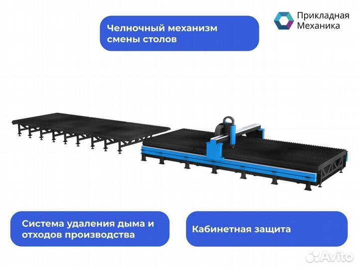 Лазерный станок с чпу по металлу 20000W