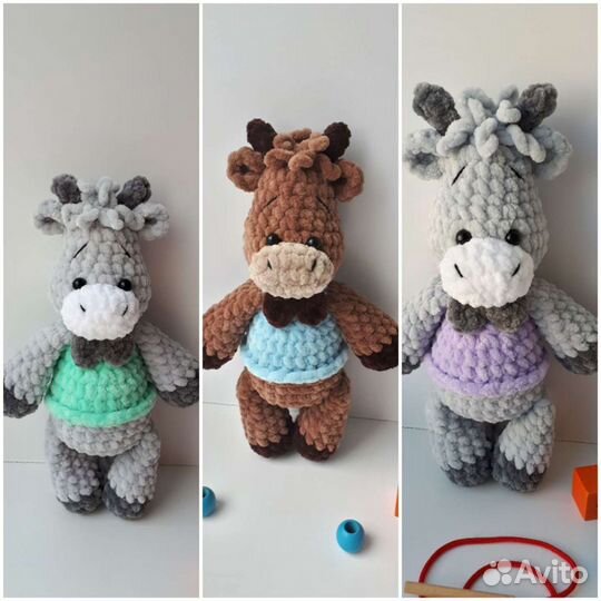 Игрушки крючком в наличии и на заказ