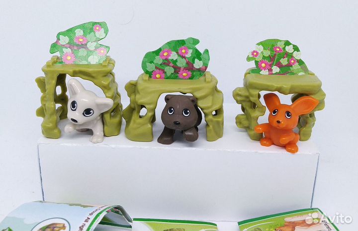 Серии киндер кошки на шопинге, феечки деревья и др