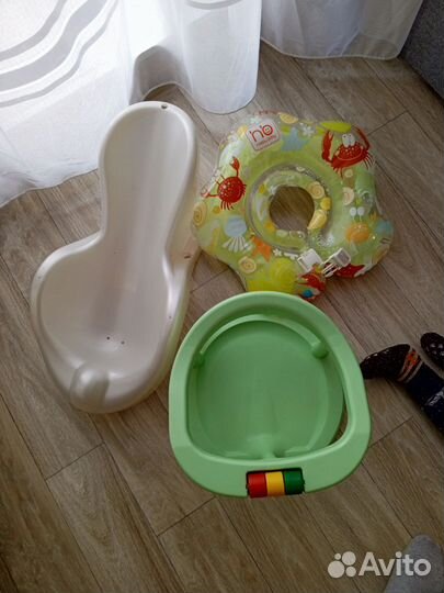 Горка, круг и сидушка для купания