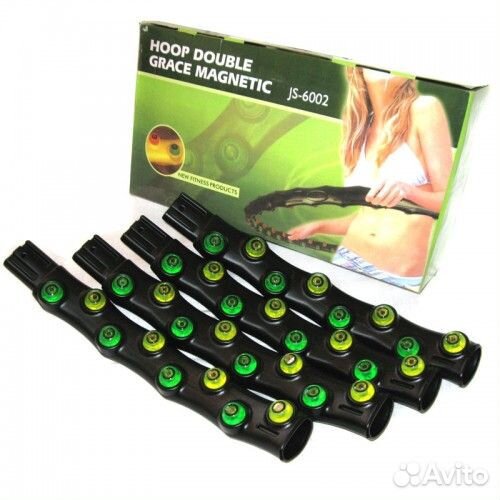 Утяжеленный обруч JS-6002 (64 магнитов,96см,1,17кг
