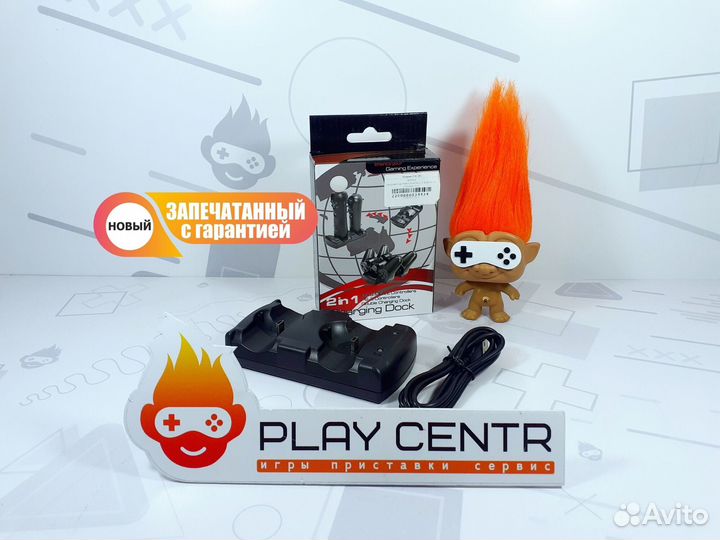 Зарядная подставка DualShock 3 и Move 2в1 новая