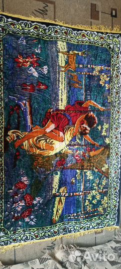 Покрывало плюшевое СССР