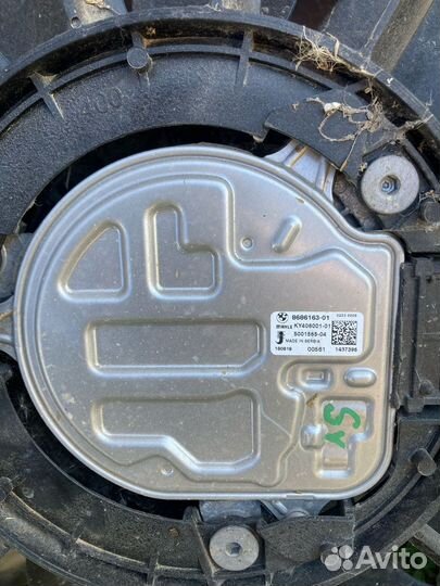 Кожух вентилятора с вентилятором BMW 5 кузов G30