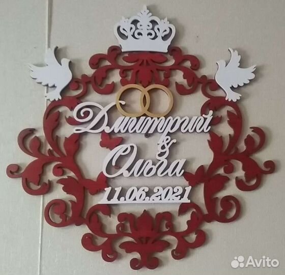 Свадебный декор из дерева