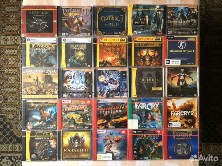 Игры для пк/Компьютерные игры Новые,Запечатанные
