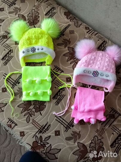 Шапка зимняя для девочки