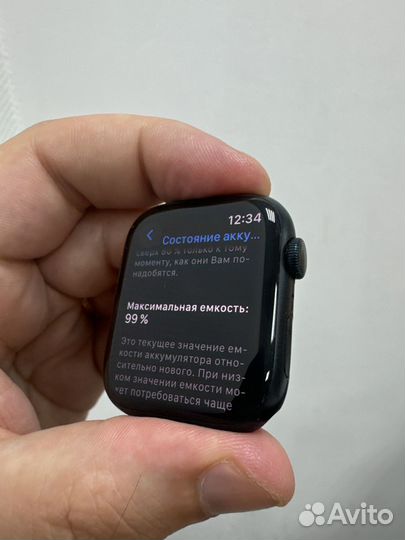 Apple watch 8, 45мм, 99 акб