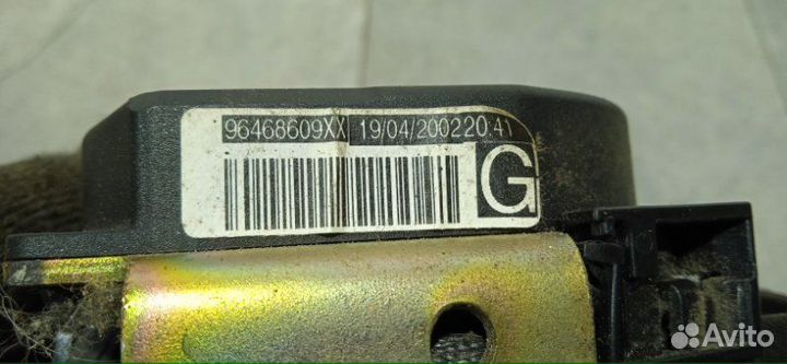 Ремень безопасности передний левый Peugeot 206