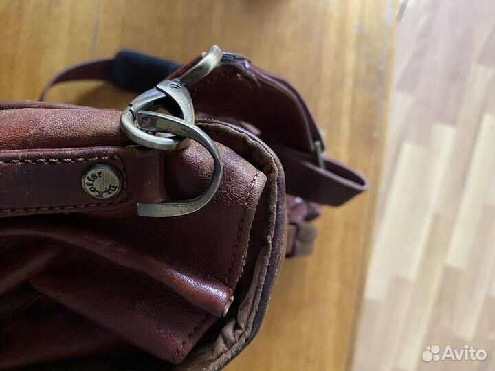 Мужской кожаный портфель dr koffer