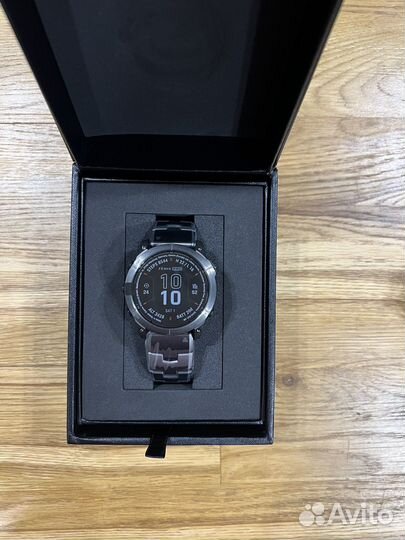Garmin Fenix 7X Pro Sapphire Solar DLC titan band
