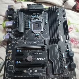 Материнская плата lga 1151,DDR 4, msi z270 PC mate