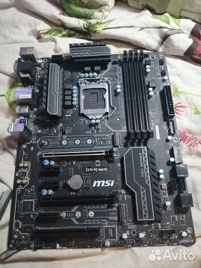 Материнская плата lga 1151,DDR 4, msi z270 PC mate