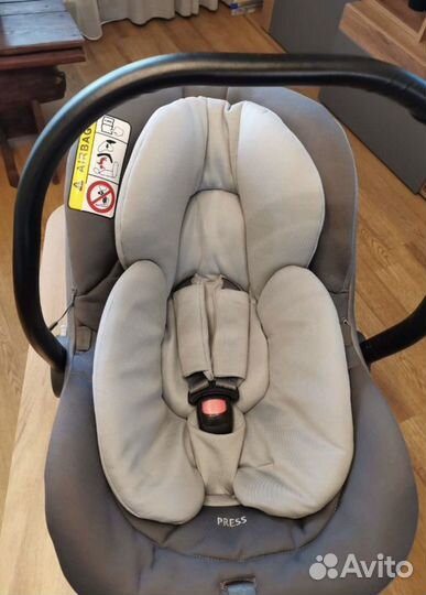 Автолюлька с базой isofix