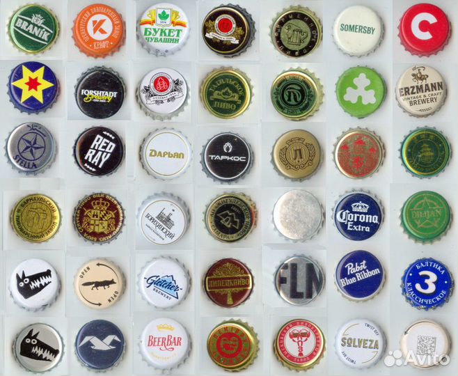 Кроненпробки, плакетки, пробки и открывалки