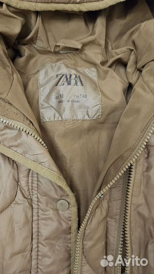 Пуховик лёгкий Zara р.140