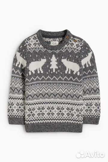 Джемпер на мальчика новый c&a 80 86 92