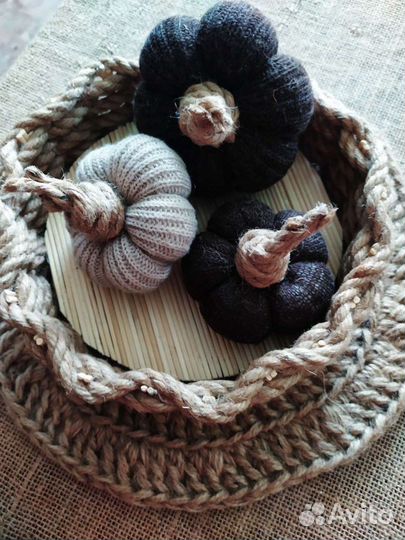 Корзина из джута