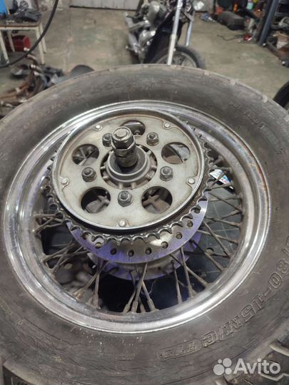 Колесо заднее honda steed vt400 vt600