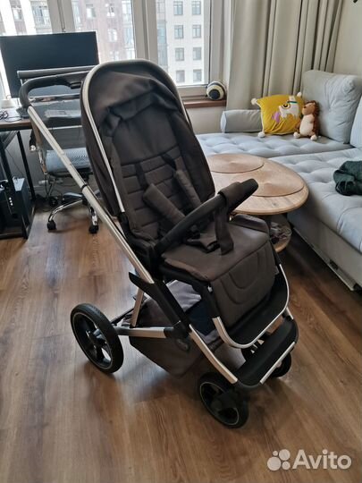 Коляска moon style 2 в 1 + автокресло Maxi Cosi