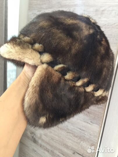 Шапка норковая женская