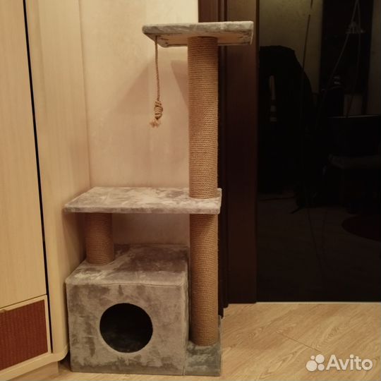 Домик для кошки с когтеточкой