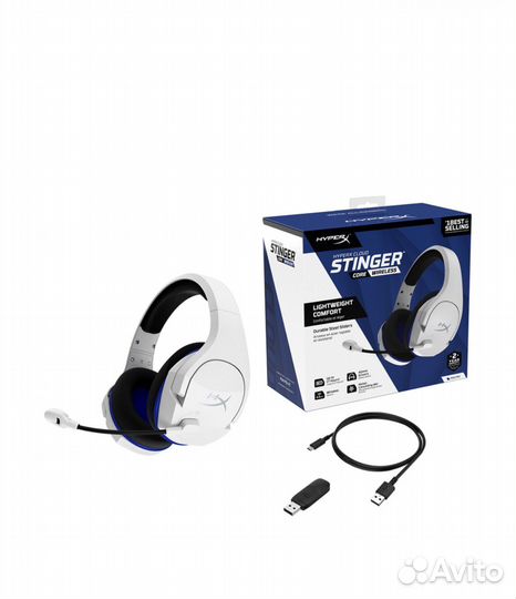 Наушники HyperX Cloud Stinger Core Wireless белый