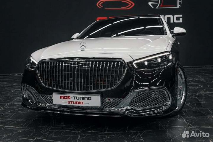 Обвес + диски стиль Maybach Mercedes S-class W223