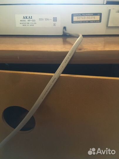 Винтажный проигрыватель винила akai AP-D3