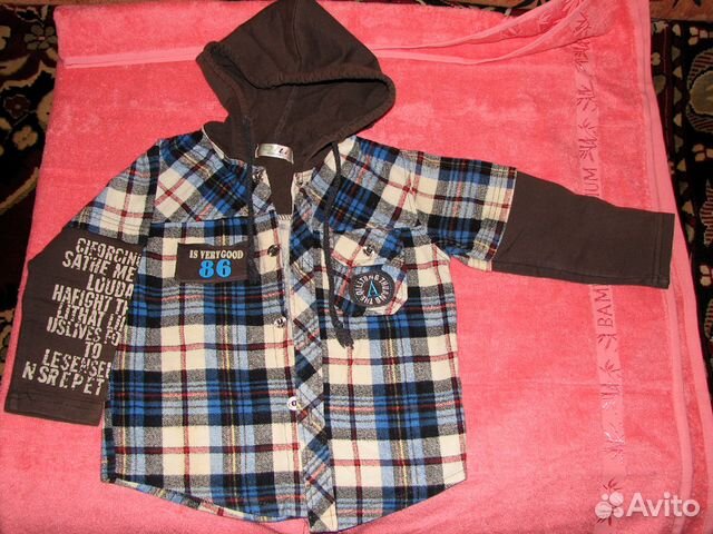 Рубашка с капюшоном