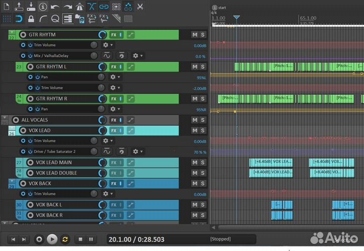 Звукорежиссер (сведение / мастеринг / аранжировка)