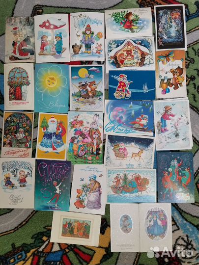 Открытки СССР подписаны