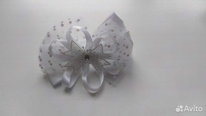 Заколка бантик для волос 2шт