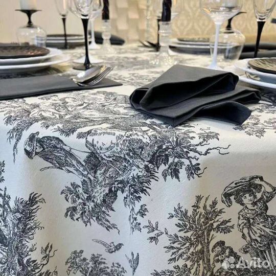 Скатерть хлопок с пропиткой антивандальная